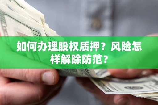 武汉如何办理股权质押？风险怎样解除防范？